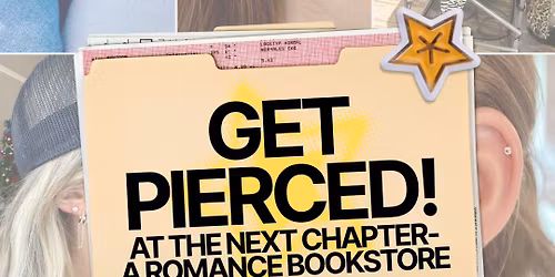 Ear Piercing Pop-Up at The Next Chapter Bookstore! \ud83e\ude77\u2728