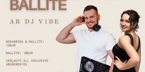 \ud83e\udd0e SENSUAL Friday \ud83e\udd0e BACHATA ball\u012bte ar DJ V1BE un pirms ball\u012btes MUZIKALIT\u0100TES nodarb\u012bba ar KATE \ud83e\udd0e