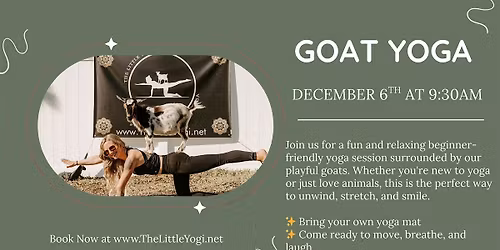 Goat Yoga (Plant City Location)