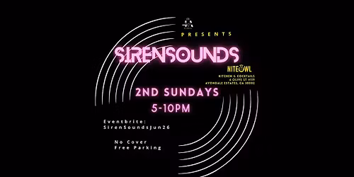 SirenSounds Monthly House Music Party