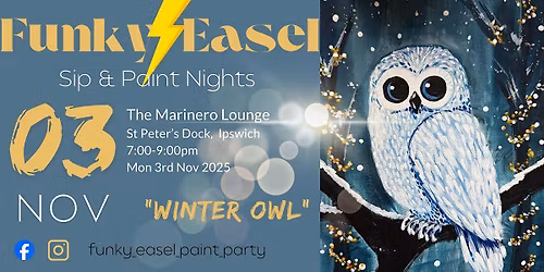 The Funky Easel Sip & Paint Party at Marinero Lounge