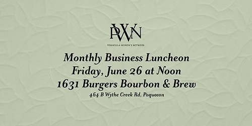 Monthly Business Luncheon