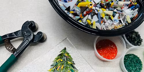 Holiday Glass Shard Collage Class