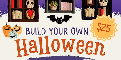 Build your own Halloween Gothic Clicky Bookcase with Critical Cozy