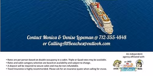 Calling all Friends & Family Cruise