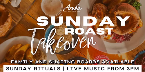 Sunday Roast Takeover with Live Music