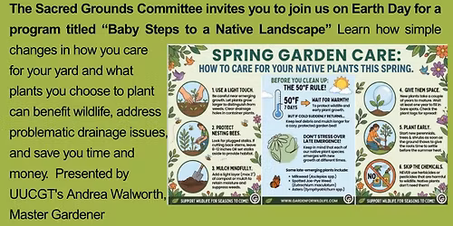 Baby Steps to a Native Landscape!