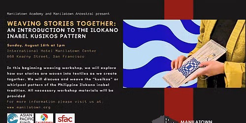 Weaving Stories Together: An Intro to the Ilokano Inabel Kusikus Pattern