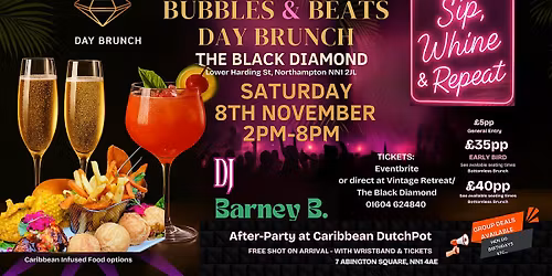 BUBBLES & BEATS - Bottomless Daytime Brunch