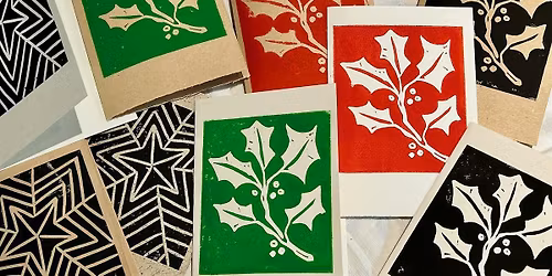 Lino-Cut Greetings  Cards - a festive printmaking workshop