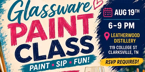 Glassware Paint Class
