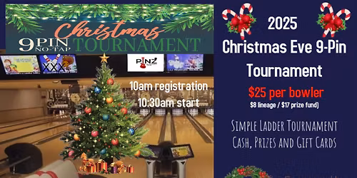 Annual Christmas Eve 9-Pin Tournament at Pinz Yorkville