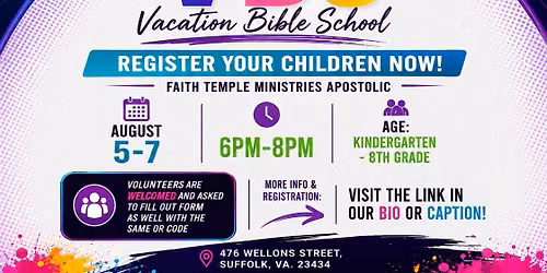 FTMA Vacation Bible School