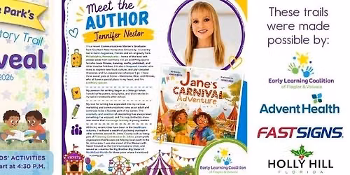 Story Trail Book Reveal Meet The Author Jennifer Nestor - Jane's Carnival Adventure