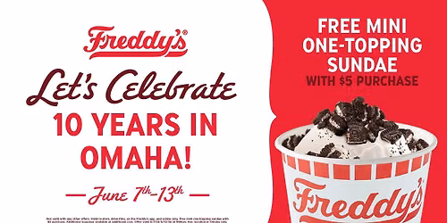 Freddy's 10 Year Anniversary Celebration