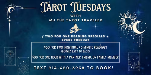 Tarot Tuesdays at The Heart and Soul Sanctuary