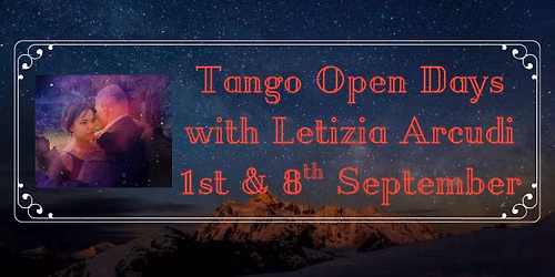 Tango Open Days with Letizia Arcudi