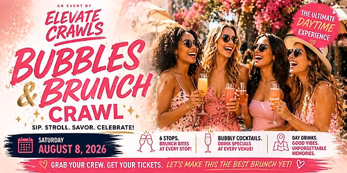 Bubbles & Brunch Crawl - Greenville