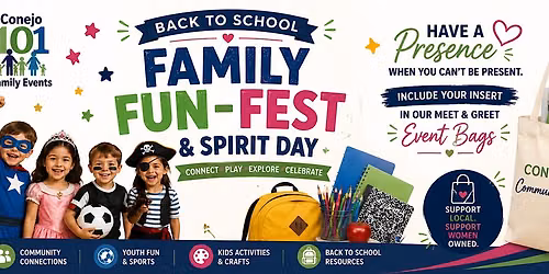 Event Bag Insert Program - Your Promotion\/Flyer @FamilyFUN-FEST
