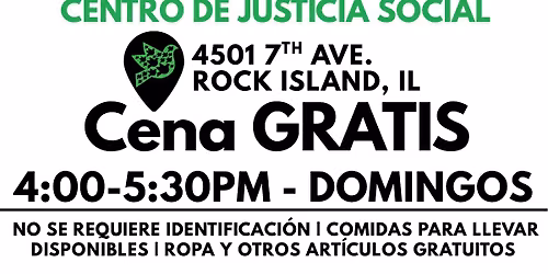 Sunday Free Meal\/Cena Gratis los domingos 