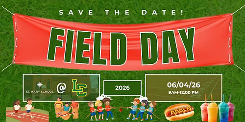 Field Day 2026 - Kindergarten through 5th Grade 