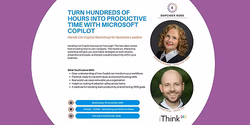 Save  Your Business 100\u2019s of Hours Every Year with Microsoft Copilot