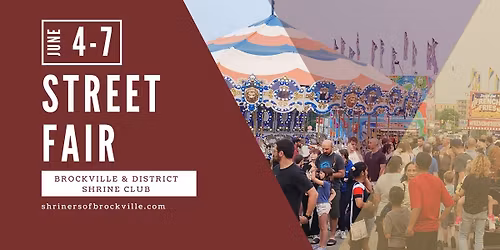 2026 Brockville & District Shrine Club Street Fair