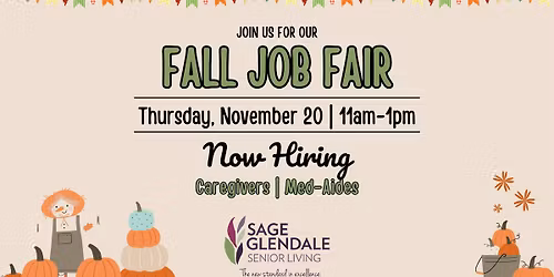 Fall Job Fair at Sage Glendale