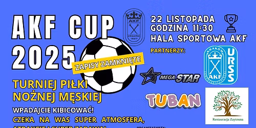 AKF Cup 2025- Turniej Futsal Akademii Kultury Fizycznej w Krakowie