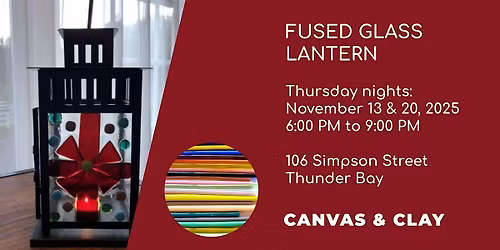 Fused Glass Lantern (2-week evening class)
