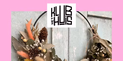 Workshop: maak je eigen winter droogbloemenring