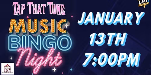 Tap that Tune Music Bingo Night