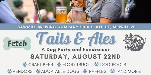 5th Annual Tails and Ales at Sawmill Brewing Company