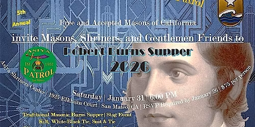 Pacific-Starr King Burns Supper 2026