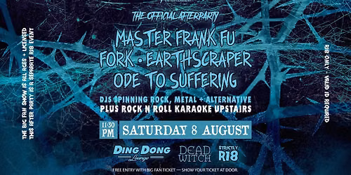 Master Frank Fu, Fork, Earthscraper + Ode To Suffering Official After Party