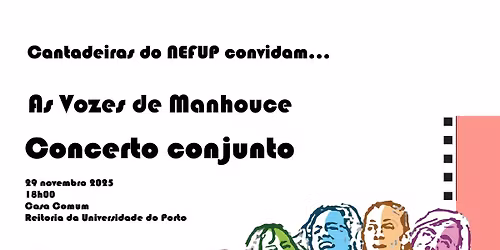 Concerto conjunto: As Vozes de Manhouce e Cantadeiras do NEFUP
