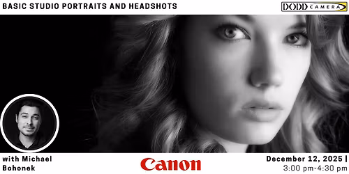 Basic Studio Portraits and Headshots with Canon