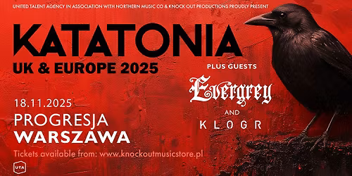 Katatonia + Evergrey, Klogr \/ 18 XI 2025 \/ Warszawa