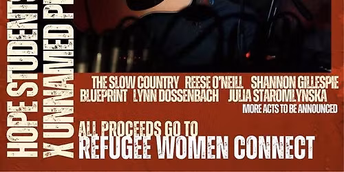 \u2b50\ufe0fUNNAMED x STUDENTS FOR REFUGEES FUNDRAISER\u2b50\ufe0f 