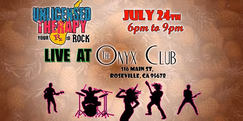\ud83c\udfb8 Unlicensed Therapy ROCKS The Onyx Club in Roseville! | Live Music & Dancing