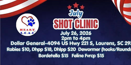 July Shot Clinic
