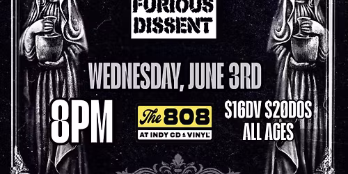 Stranger Attractions Presents UNHOLY ALTAR w\/ BLASTED HEATH & FURIOUS DISSENT at The 808!!