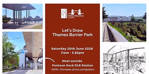 Let's Draw Thames Barrier Park