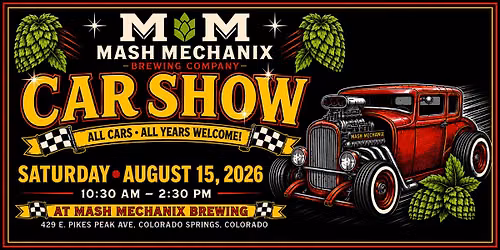 Summer Car Show at Mash Mechanix Brewing