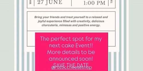 Saturday Brunch - Cake Decorating