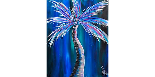 Vibrant Palm Fronds - Paint and Sip in Houston | Classpop!\u2122