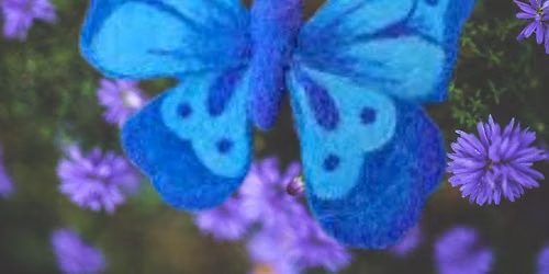 Needle Felted Fantasy Butterflies for Teens