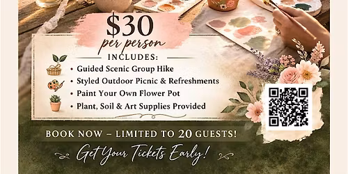 An Afternoon in Bloom: Hike, Picnic & Paint Experience