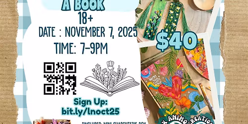 Ladies' Night Paint Date with a Book