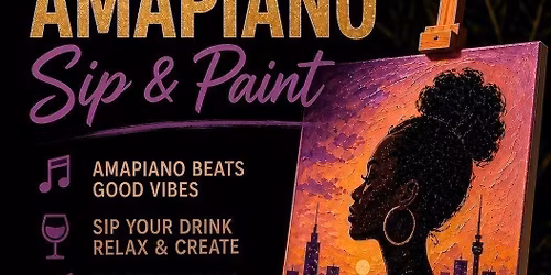 Afro Sip and Paint \ud83c\udfa8